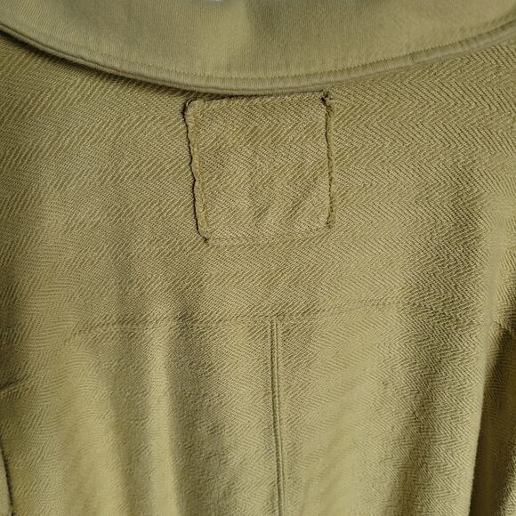 American Eagle AE Women's Large Textured Henly Sweatshirt Green Shirt - Picture 6 of 9